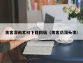 长葛黑客漫画素材下载网站（黑客动漫头像）